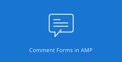 Comment Form for AMP Plugin 2.7.7