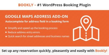 Bookly Google Maps Address (Add-on) 1.5