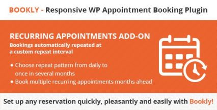 Bookly Recurring Appointments Add-on 3.1