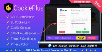 Cookie Plus 1.4.5 – GDPR for Master Popups