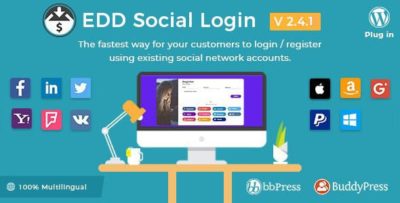 Easy Digital Downloads Social Login