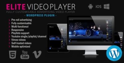 Elite Video Player WordPress plugin 6.5.1