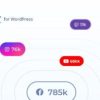 Foller Social followers bar for WordPress