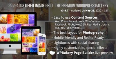 Justified Image Grid Plugin