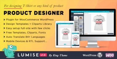 Lumise 1.9.7 – Product Designer for WooCommerce