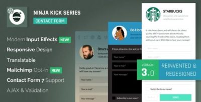 Ninja Kick 3.5.6 – WordPress Contact Form