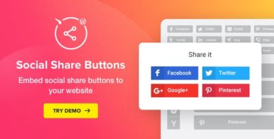 Elfsight Social Media Share Buttons 1.6.1