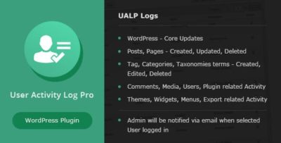 User Activity Log PRO for WordPress 1.6