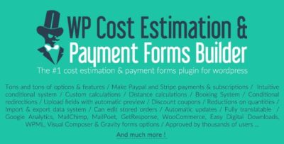 WP Cost Estimation & Payment Forms Builder 9.711