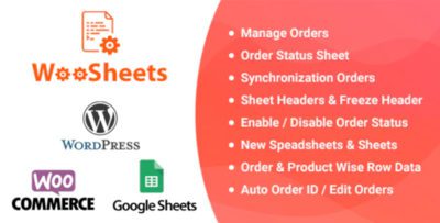 WooSheets 4.8 – WooCommerce Plugin