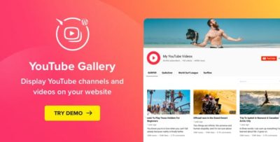 YouTube WordPress Gallery Plugin 3.4.0