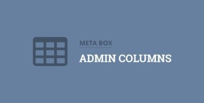 Meta Box Admin Columns Extension 1.5.0