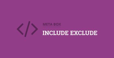 Meta Box Include Exclude Extension 1.0.11