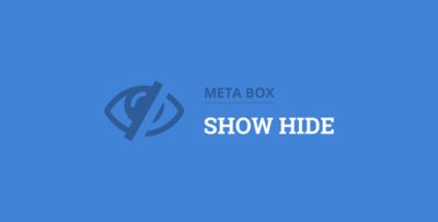 Meta Box Show Hide Extension 1.3.0