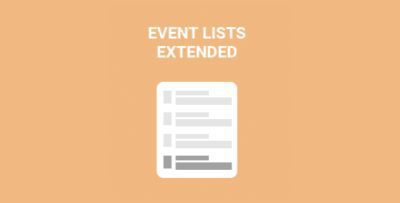 EventOn Events Lists Extended Add-on 0.19