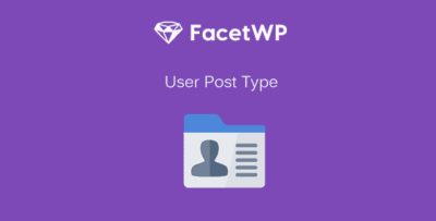 FacetWP User Post Type Add-on 0.7.2