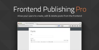 Frontend Publishing Pro 3.9.0