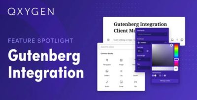 Oxygen Gutenberg Integration 1.4