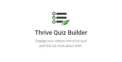 Thrive Themes Quiz Builder Plugin