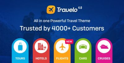 Travelo 4.2.1 -­ Travel Tour Booking Theme