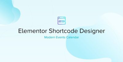 Elementor Shortcode Designer for MEC 1.1.5