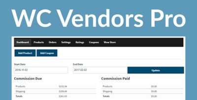 WC Vendors Pro 1.7.4 – WordPress Marketplace