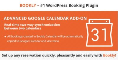 Bookly Advanced Google Calendar Add-on 2.1