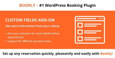 Bookly Pro Custom Fields Addon