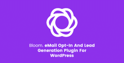 Bloom eMail Opt-In and Lead Generation 1.3.12