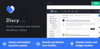 Discy Social Questions and Answers Theme