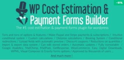 WP Cost Estimation And Payment Builder