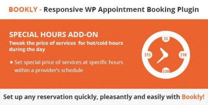 Bookly Special Hours 2.6