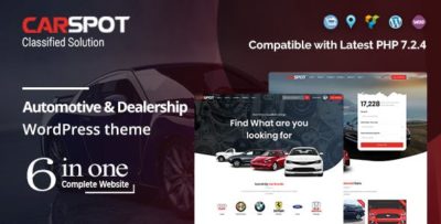 CarSpot Dealership Classified Theme