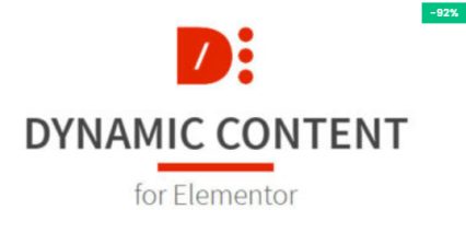 Dynamic Content for Elementor