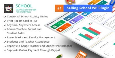 School Management System for WordPress 74.0