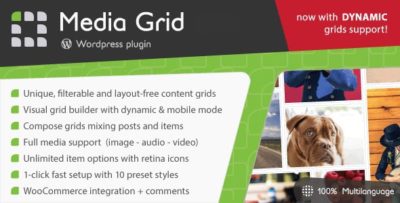 Media Grid Responsive Portfolio Plugin 6.5.5