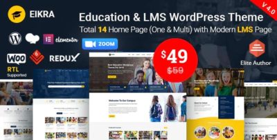 Eikra Education WordPress Theme