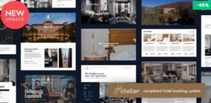 Hoteller Hotel Booking WordPress Theme