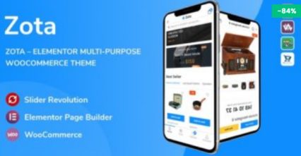 Zota MultiPurpose WooCommerce Theme