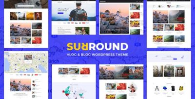 Surround Vlog and Blog WordPress Theme 1.0.6