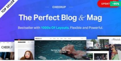 CheerUp Food Blog And Magazine Theme 7.6.0