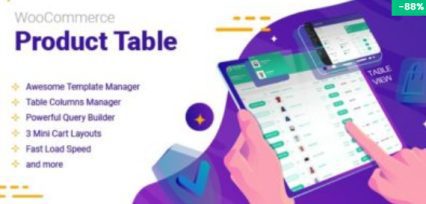 WooCommerce Product Table