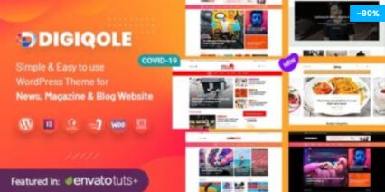 Digiqole News Magazine WordPress Theme