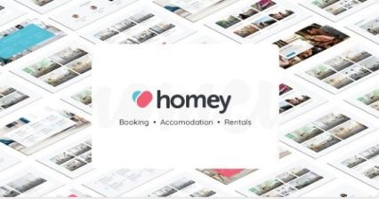 Homey Booking and Rentals Theme