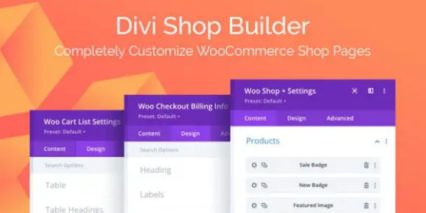 Divi Shop Builder For WooCommerce