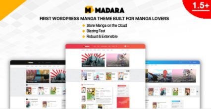 Madara WordPress Theme for Manga