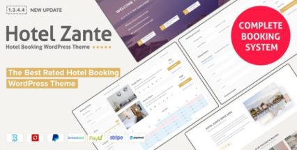 Hotel Zante Hotel Booking Theme