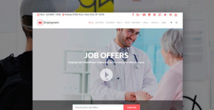 Visual Modo Employment WordPress Theme