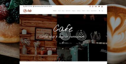 Visual Modo Cafe WordPress Theme