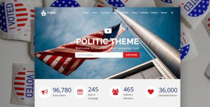 Visual Modo Politic WordPress Theme